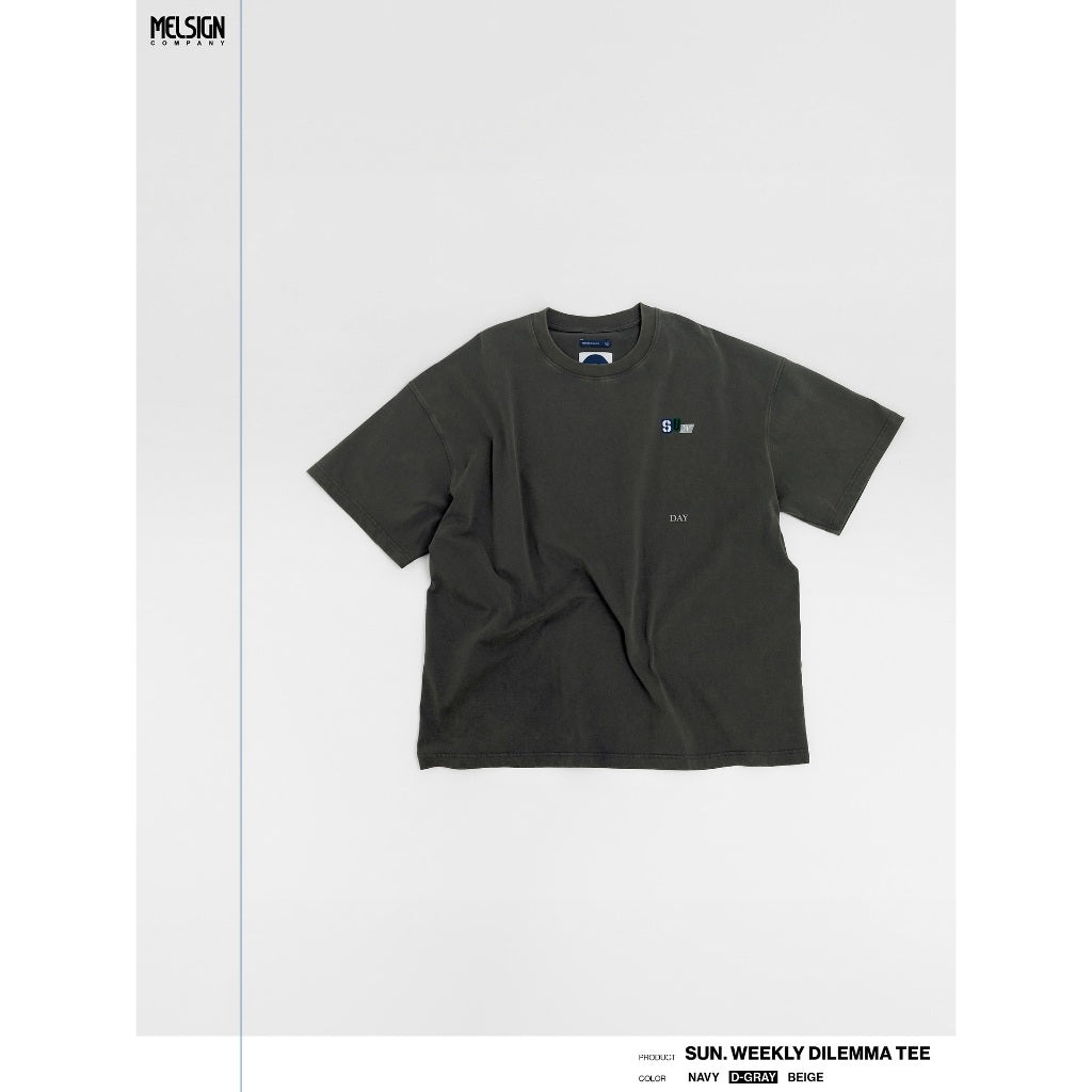 MELSIGN Sun. Weekly Dilemma Tee