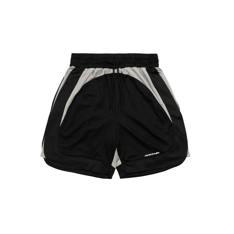 SATIVA BSK-01 “Team STVA” Basketball Shorts - Black