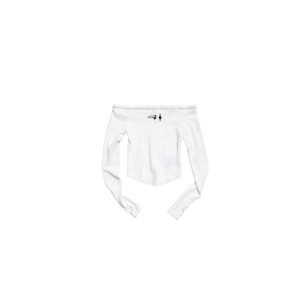 E’TREALOUEST - 25FW  WMS Off Shoulder Line Short