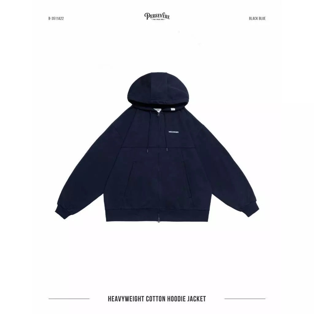 PERSEVERE HEAVYWEIGHT COTTON HOODIE JACKET