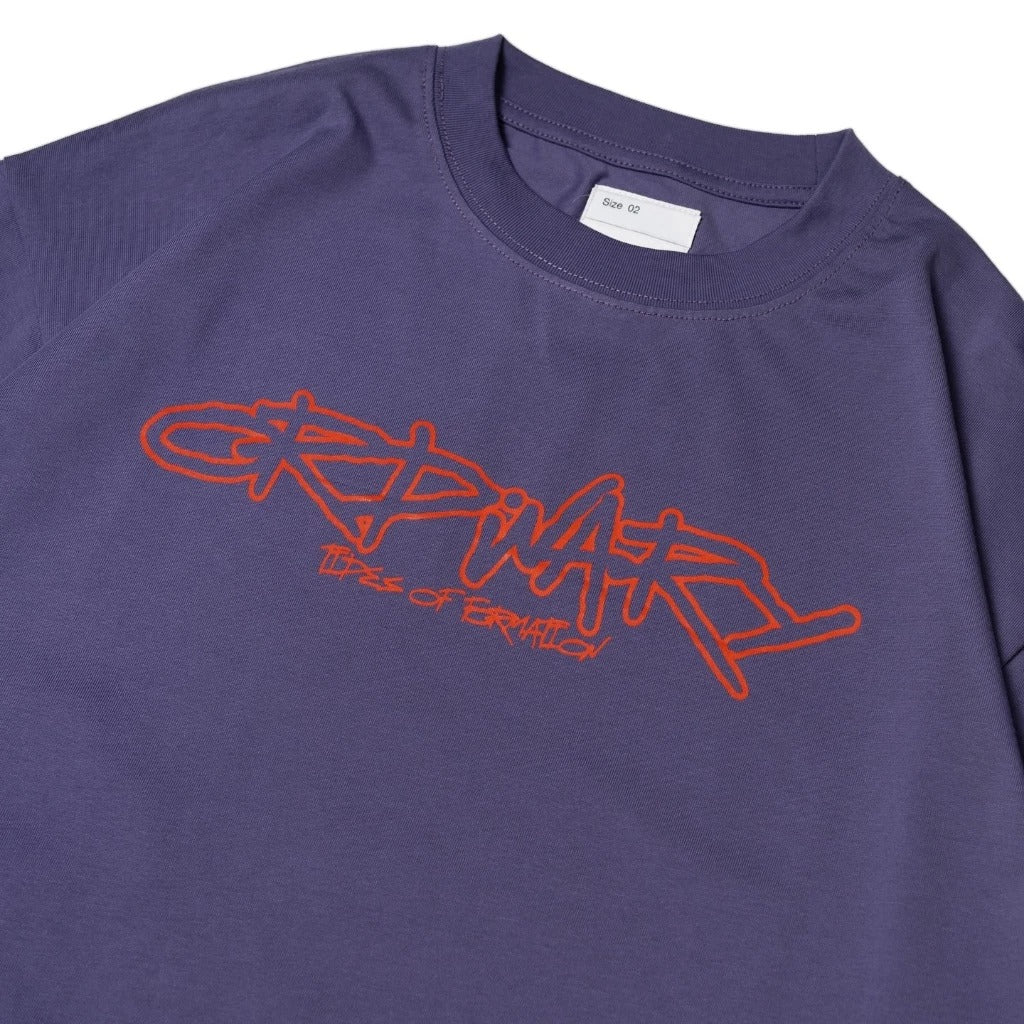 ORDINARY 鯨魚照片塗鴉長TEE