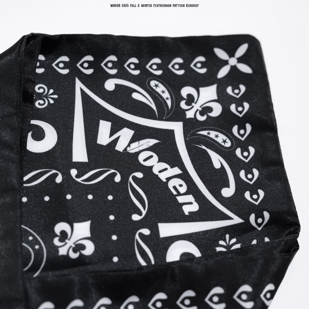 WODEN 2025 Fall & Winter Featherman Pattern Kerchief