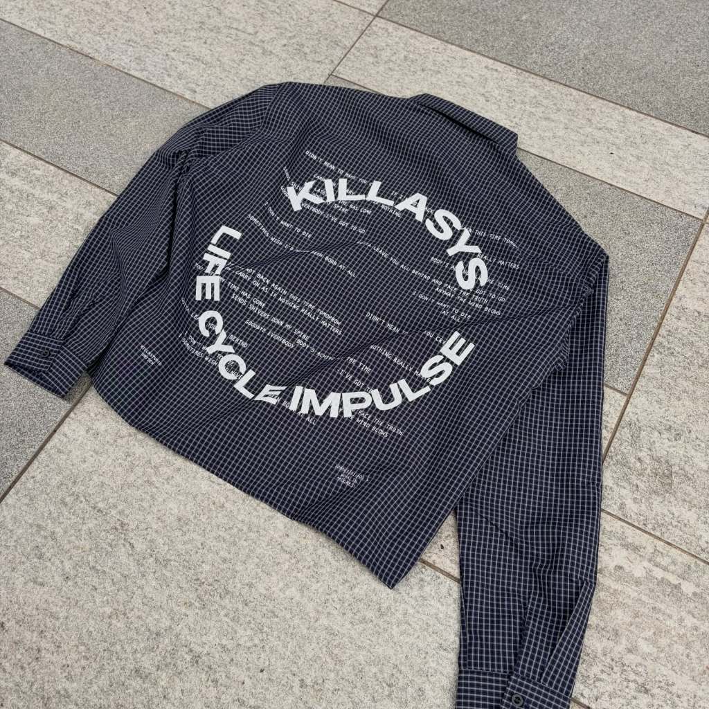 FASHION KILLA - LCI CHECKER BOXY SHIRT