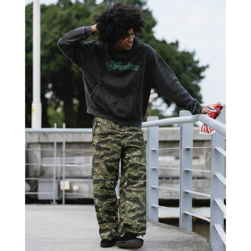 WODEN 2025 Washed Classic LOGO Hoodie