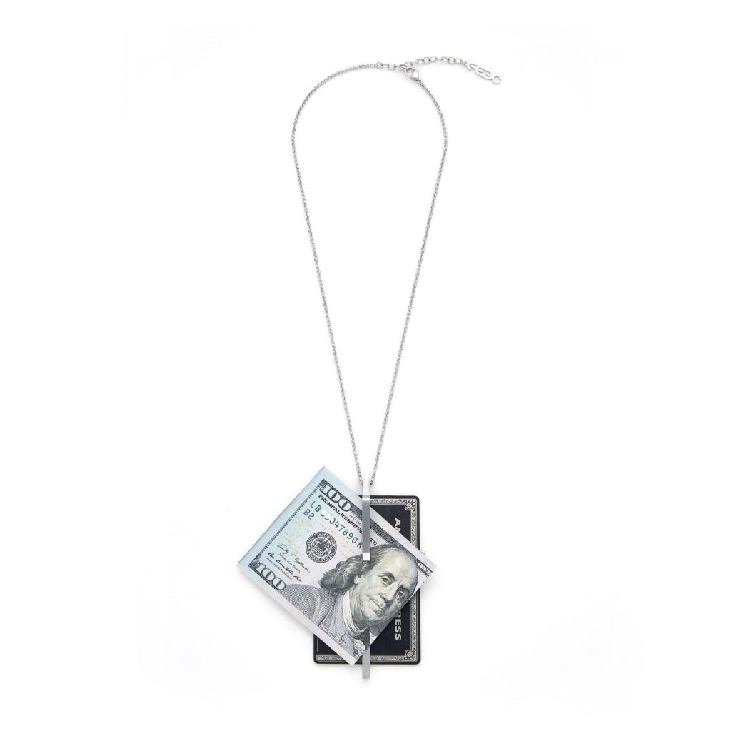 Fe3c - ID Card Necklace 十字證件夾項鍊