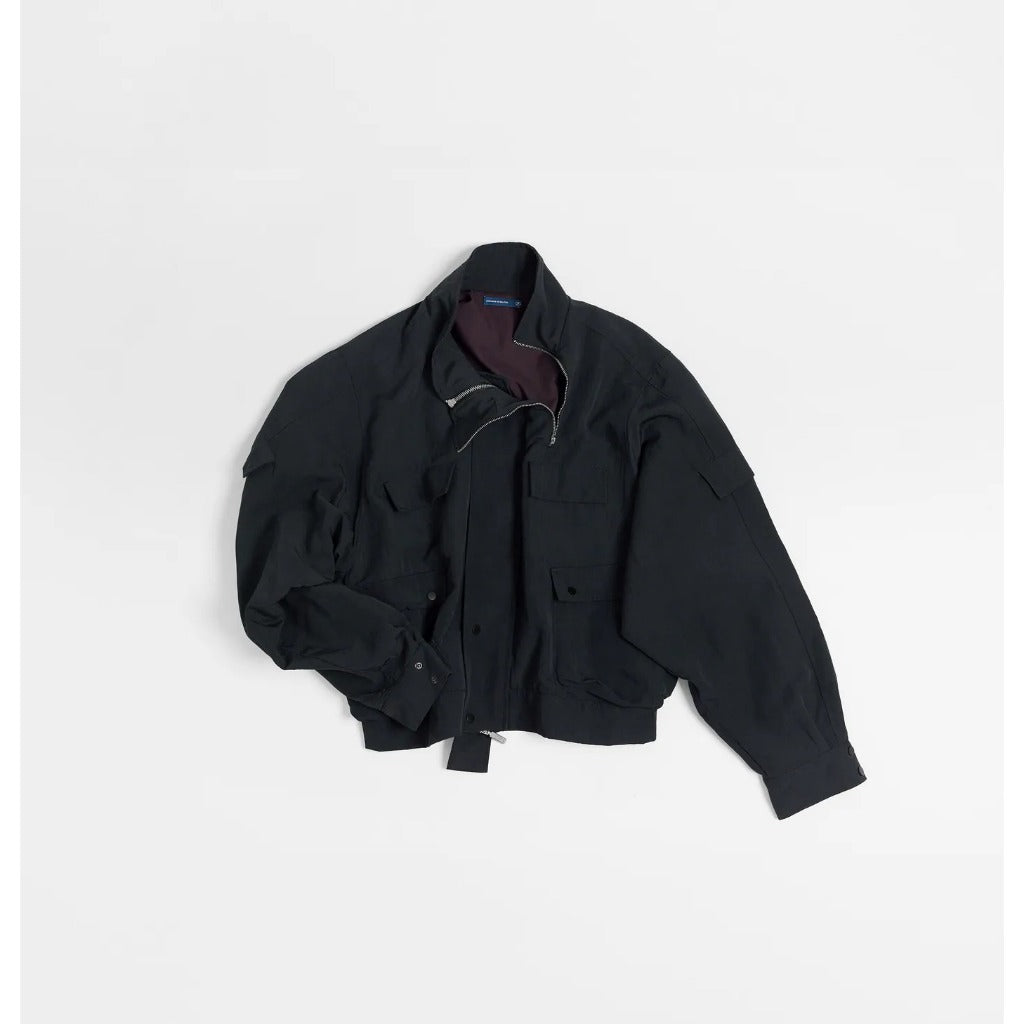MELSIGN  Zip-up Pocket Short Jacket - 3 Colors