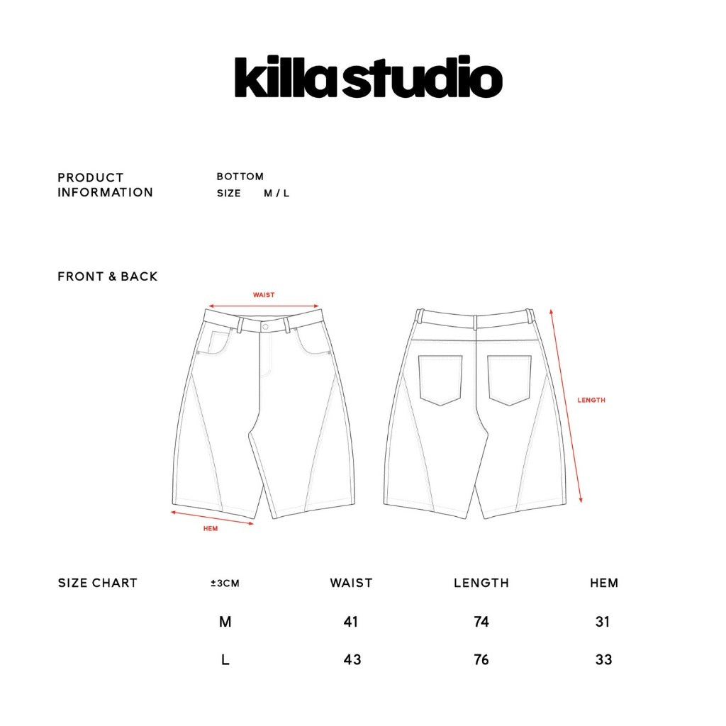 FASHION KILLA - FRINGED WASHED CROPPED JEANS