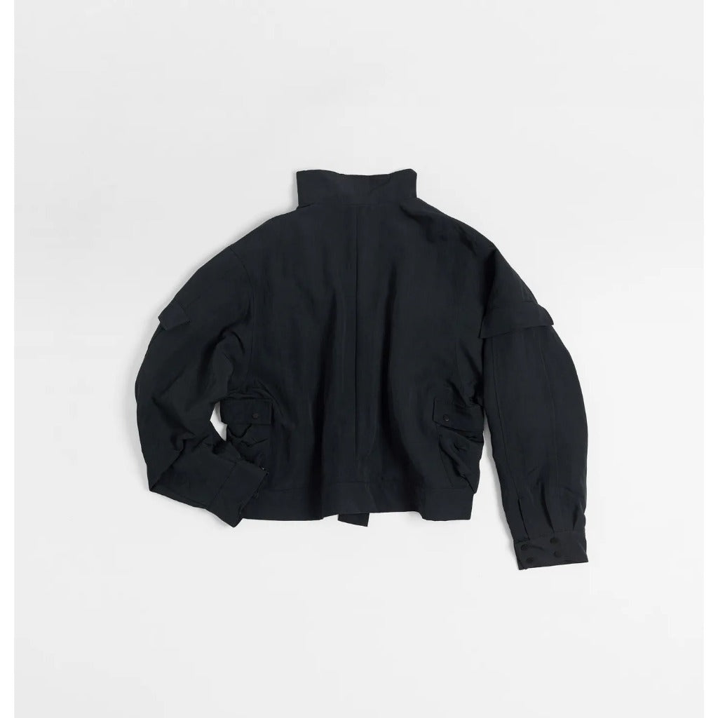 MELSIGN  Zip-up Pocket Short Jacket - 3 Colors