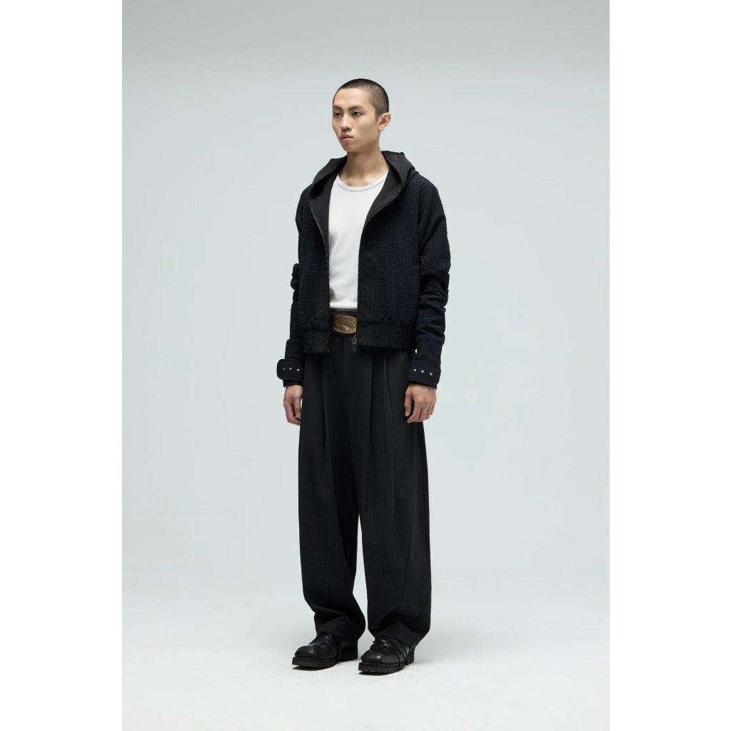 EQUALNEAR - Boxer Hoodie - Black