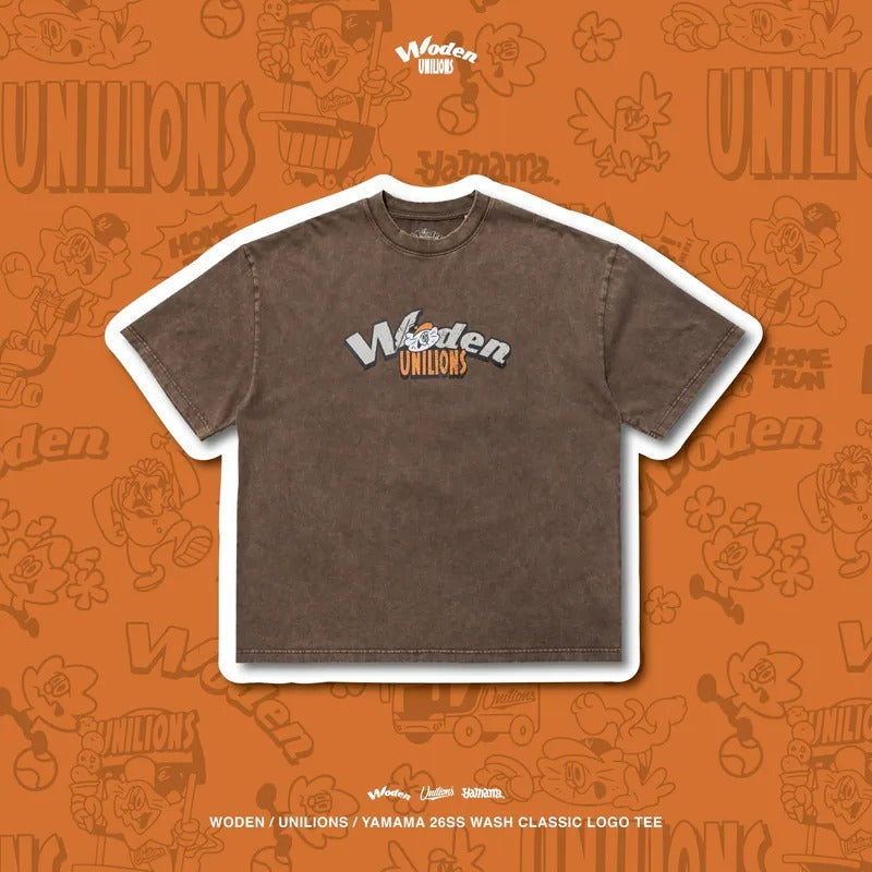 Woden x Unilions x Yamama Wash Classic LOGO Tee