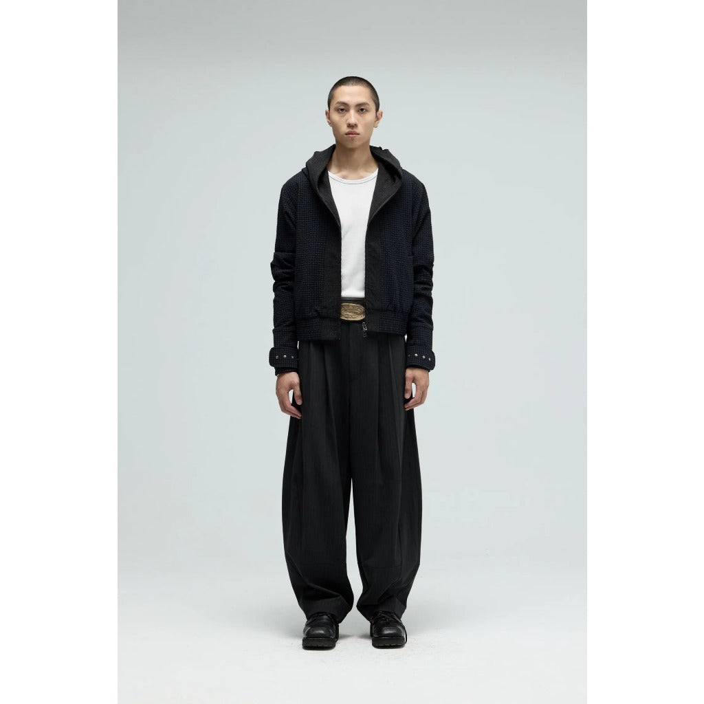 EQUALNEAR - Boxer Hoodie - Black