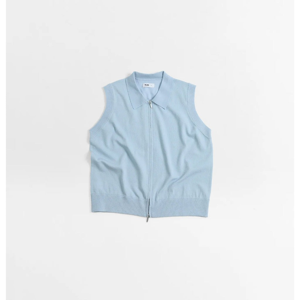 MELSIGN - Axis Zip-up Knit Vest