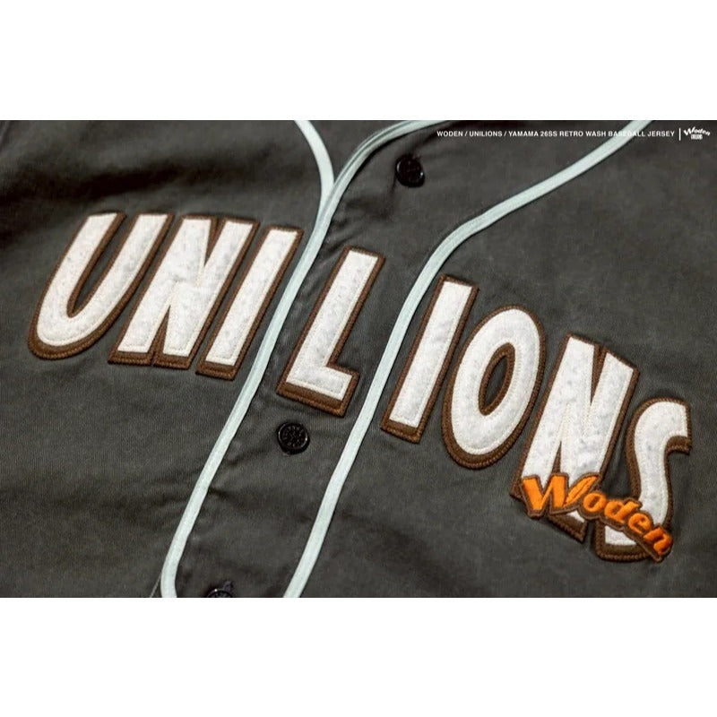 Woden x Unilions x Yamama 水洗復古棒球衫