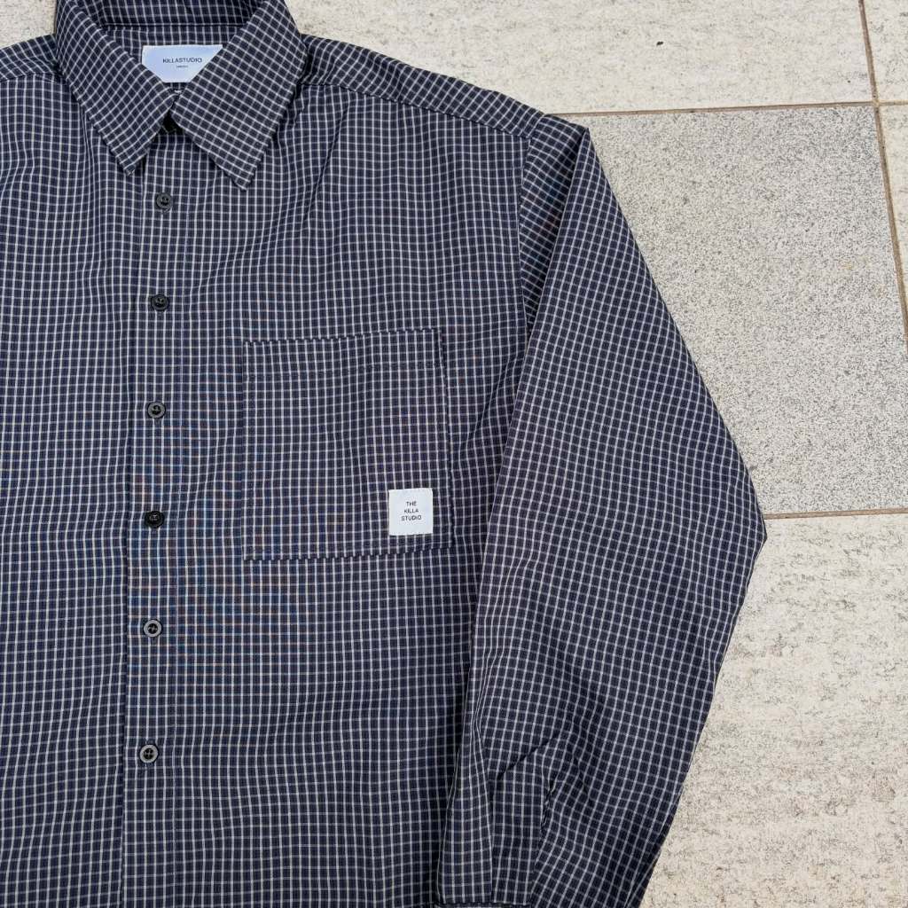 FASHION KILLA - LCI CHECKER BOXY SHIRT