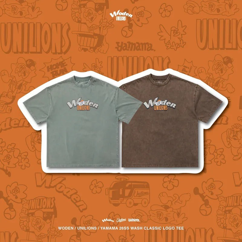 Woden x Unilions x Yamama Wash Classic LOGO Tee