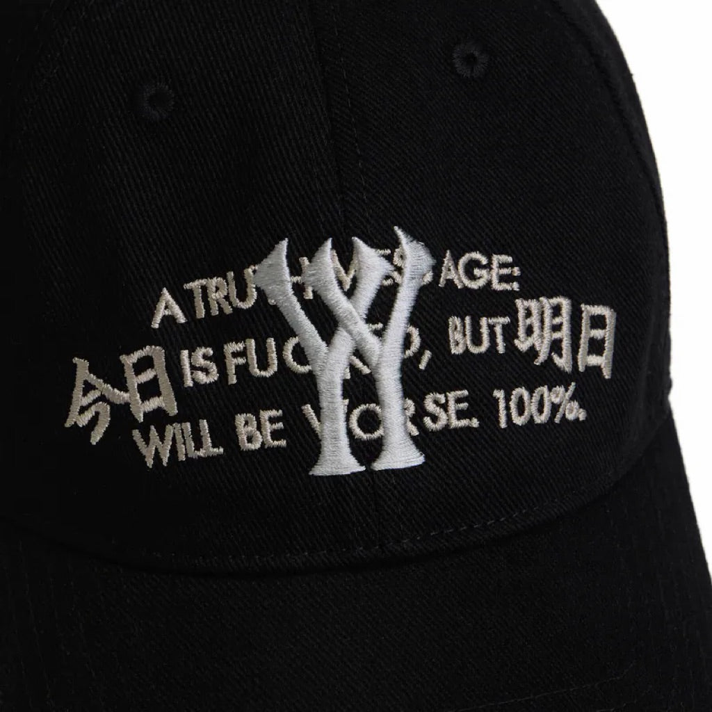 WALL OF SOUND - 6:19/“3D” SAD.MP4 EMBROIDERED CAP