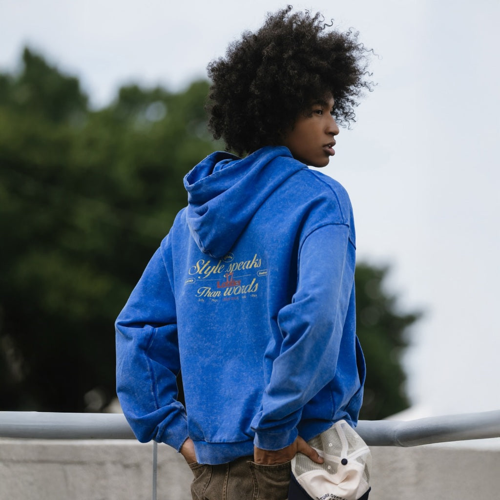 WODEN 2025 Washed Classic LOGO Hoodie