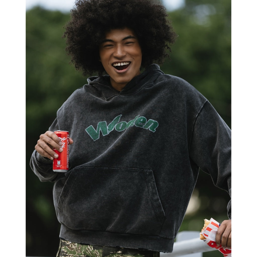 WODEN 2025 Washed Classic LOGO Hoodie