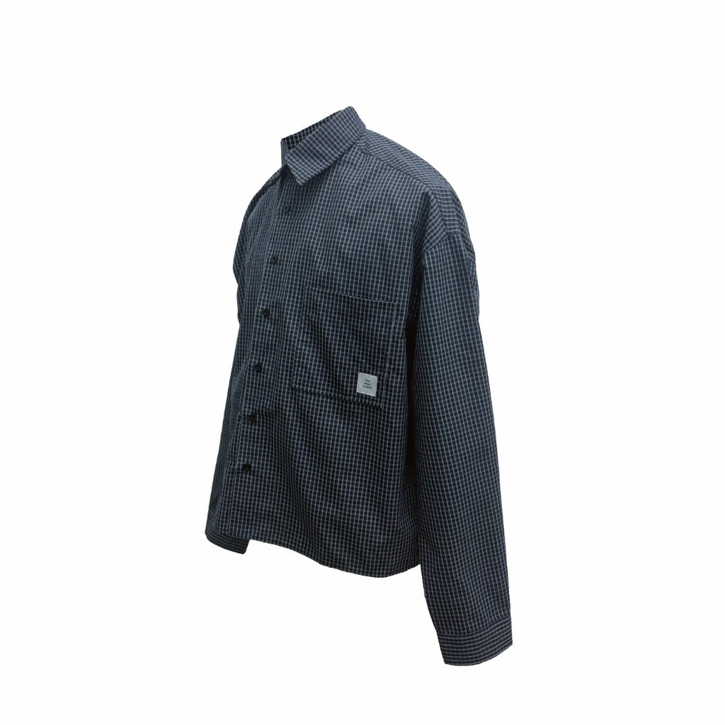 FASHION KILLA - LCI CHECKER BOXY SHIRT