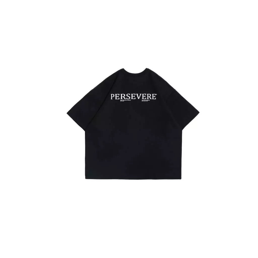 PERSEVERE LOOSE-FIT COTTON T-SHIRT