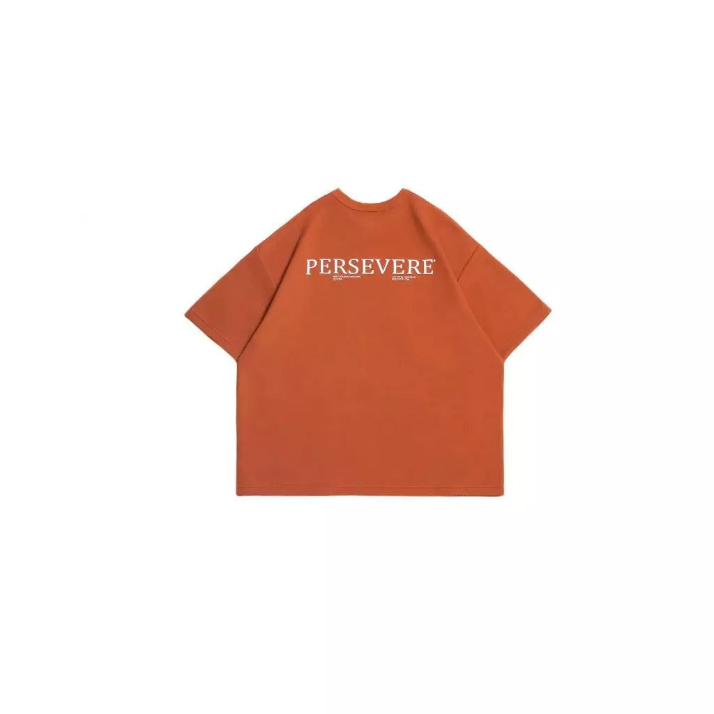 PERSEVERE LOOSE-FIT COTTON T-SHIRT