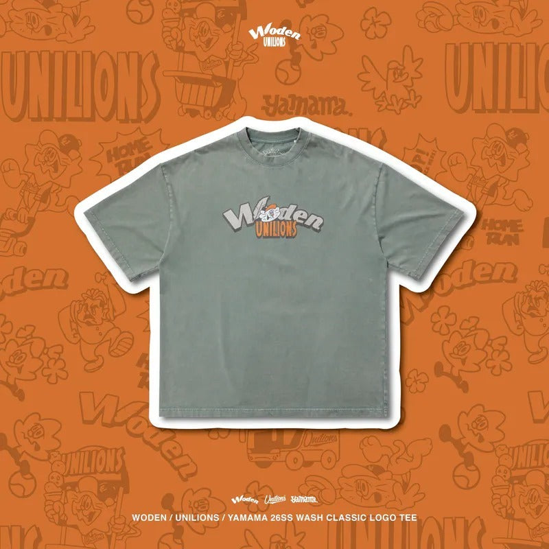 Woden x Unilions x Yamama Wash Classic LOGO Tee