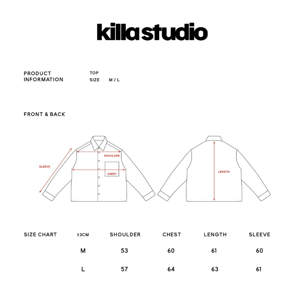 FASHION KILLA - PINSTRIPE BOXY SHIRT