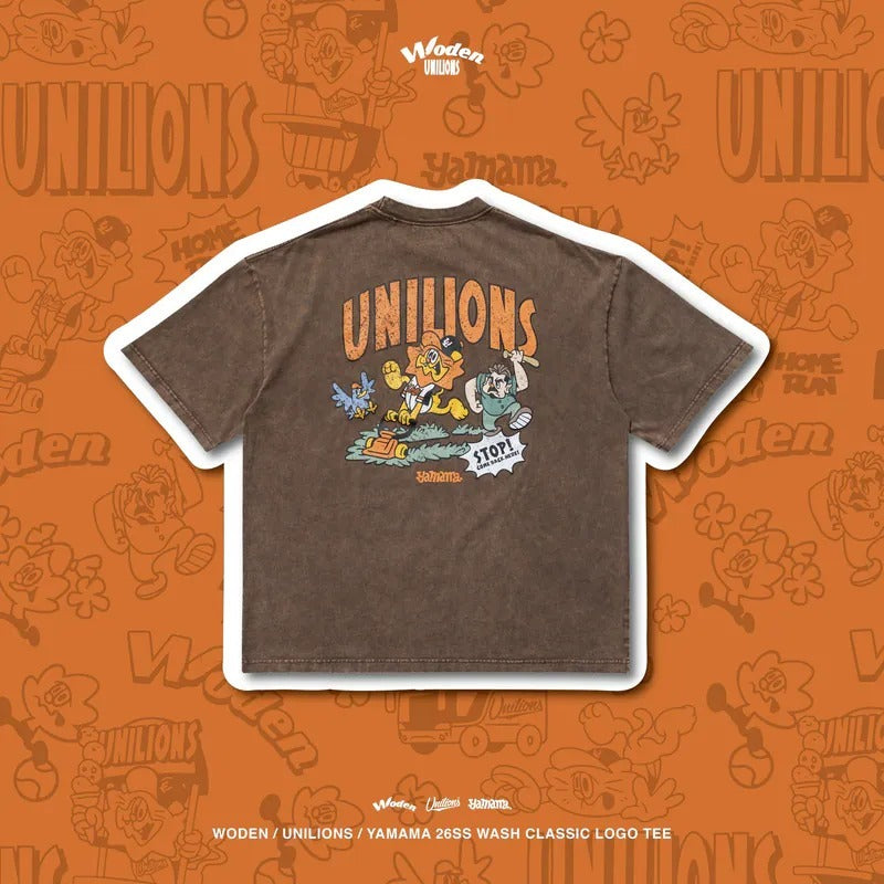 Woden x Unilions x Yamama Wash Classic LOGO Tee